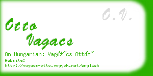 otto vagacs business card